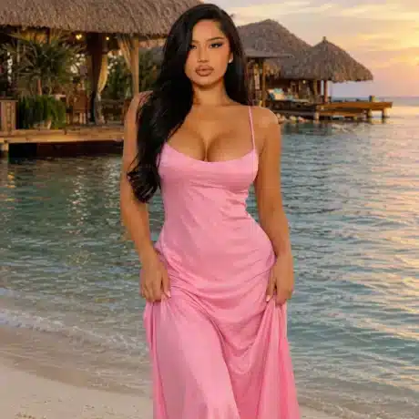 Elegant Satin Slip Dress
