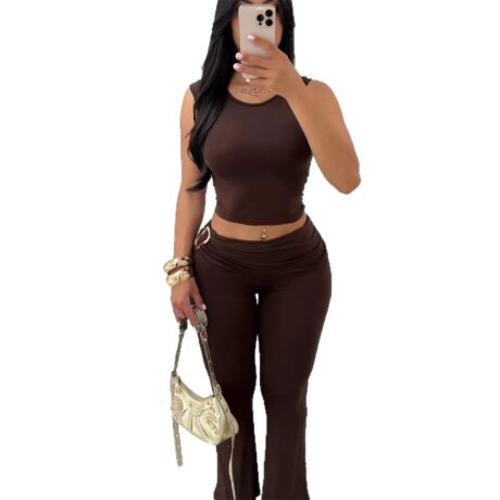 Sleeveless Top & Pants Set