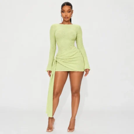 Fashion Short Knit Dress